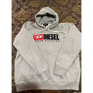 Diesel Men's Grey Hoodie
